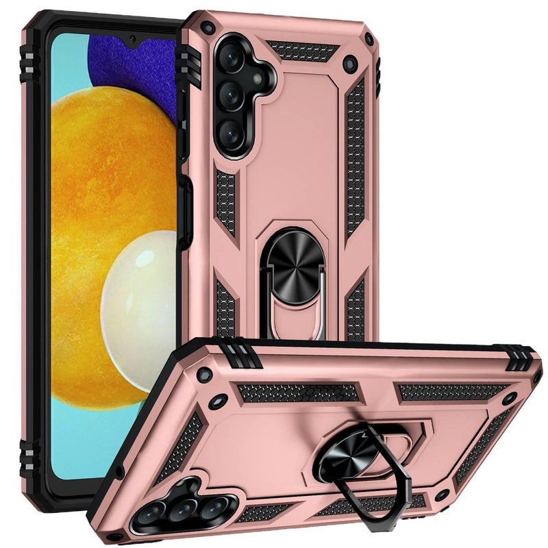 MagSafe Case | Kickstand | Rose Gold | TPU+PC | Drop Protection | Shockproof Cover for Samsung Galaxy A06 - Image 1