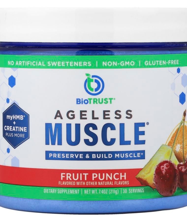 BioTrust Ageless Muscle® Fruit Punch 7.4 oz (211 g)