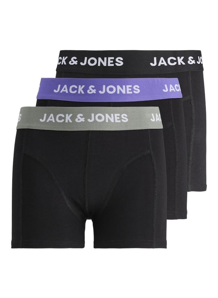 Jack & Jones Junior Youth 3 Pack Logo Boxer  - Image 1
