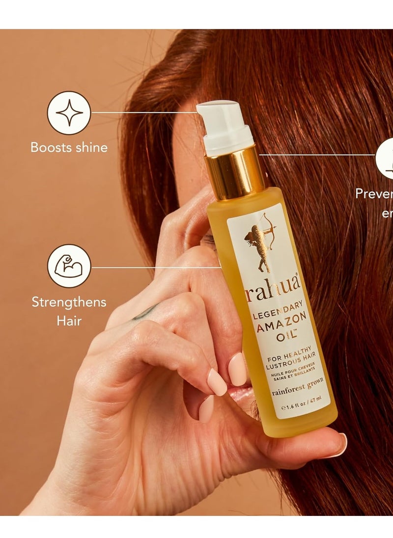 Rahua Rahua Legendary Amazon Hair Oil, 1.6 Fl Oz, Organic Plant Based Hair Care High Shine Oil for Frizz Control, Split Ends, Flyaways, Nourish & Strengthen for Soft Hair, Lightweight, For All Hair Types 