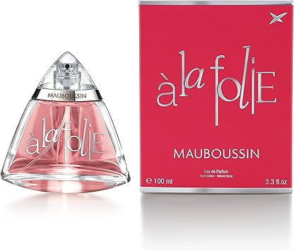 Mauboussin A La Folie 100ml 33 Fl Oz Eau de Parfum for Women Floral Oriental Scents - Image 1