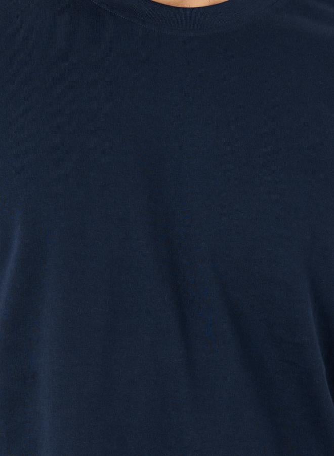 Styli Styli Solid Crew Neck Short Sleeve T-Shirt - Image 3