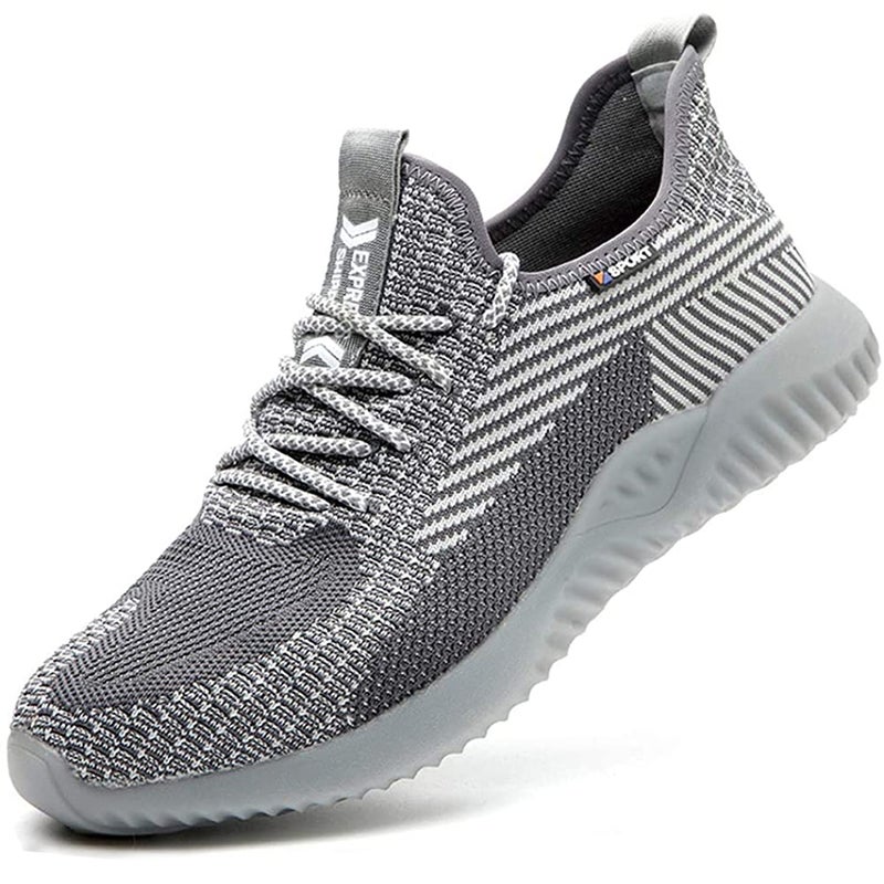 Drecage Steel Toe Safety Shoes for Women Men Work Shoes Industrial & Construction Sneakers Puncture Proof Lightweight Working Shoes - Image 1
