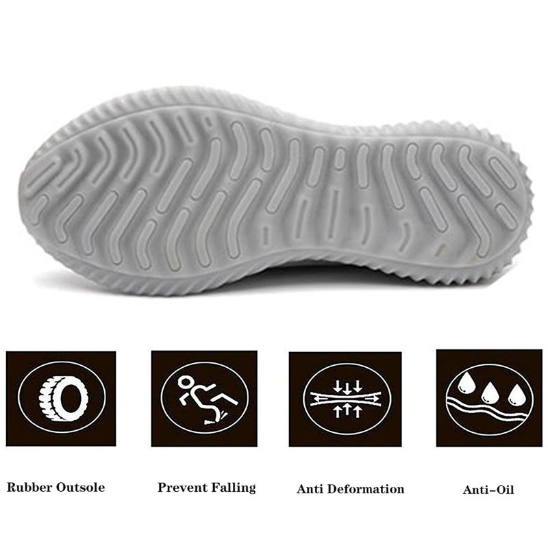 Drecage Steel Toe Safety Shoes for Women Men Work Shoes Industrial & Construction Sneakers Puncture Proof Lightweight Working Shoes - Image 5
