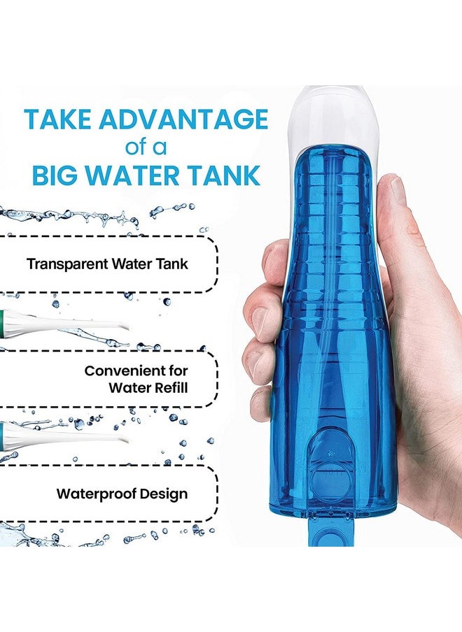 Aquasonic - Quasonic Aqua Flosser Professional Rechargeable Water Flosser With 4 Tips Oral Irrigator W/ 3 Modes Portable & Cordless Flosser Kids And Braces Dentist Recommended - Image 1