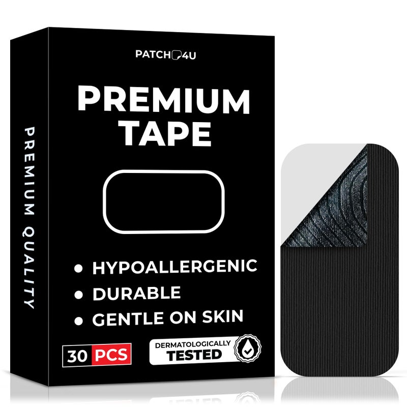PATCH4U Premium Tape (30 Pack) - Pain Free Removal, Hypoallergenic, Latex Free & Gentle On Skin - Packaging May Vary - Skin Friendly Adhesive Cotton Tape - Image 1