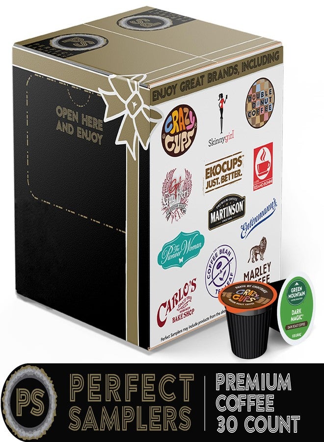 Crazy Cups Variety Pack Sampler Assorted Single Serve Coffee Pods, Premium Coffee, 30 Count - Image 2