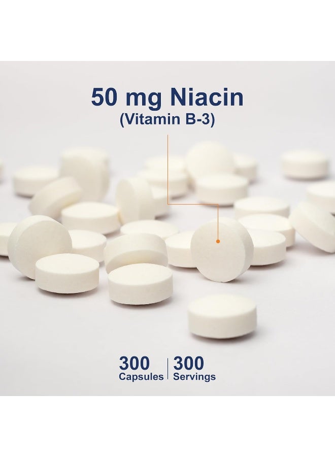 Carlson Niacin 50 mg Tablets for Men and Women - Image 3