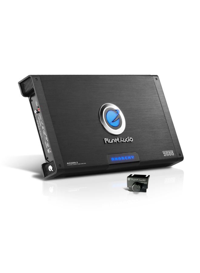 Planet Audio AC2000.2 2 Channel Car Amplifier - 2000 Watts, Full Range, Class A/B, 2-4 Ohm Stable, Mosfet Power Supply, Bridgeable - Image 1