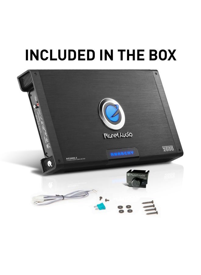 Planet Audio AC2000.2 2 Channel Car Amplifier - 2000 Watts, Full Range, Class A/B, 2-4 Ohm Stable, Mosfet Power Supply, Bridgeable - Image 5