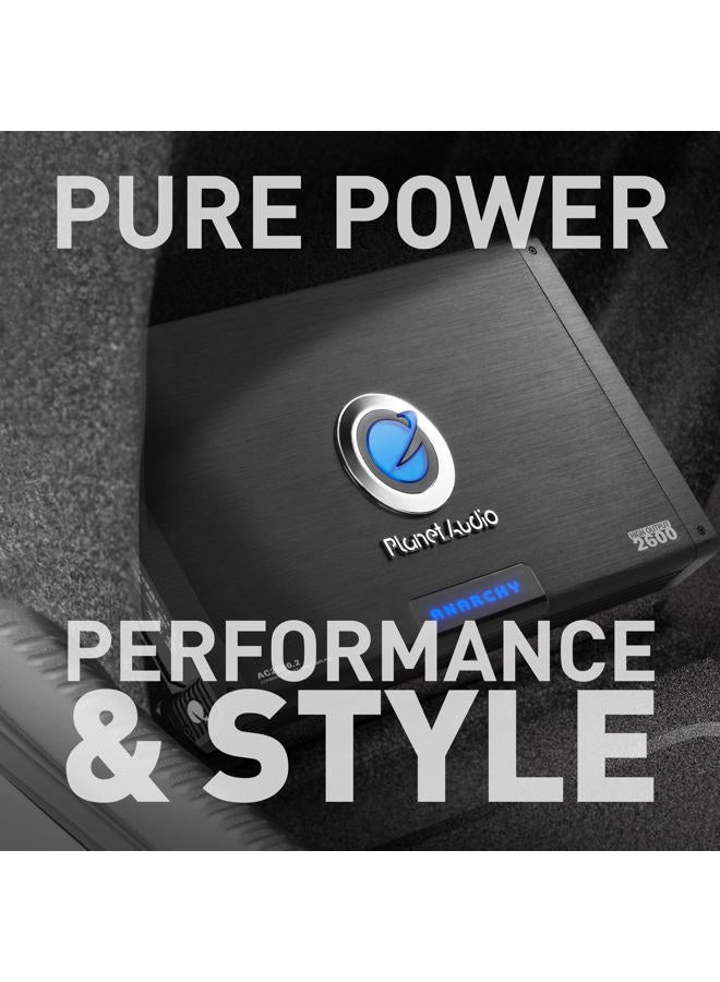 Planet Audio AC2000.2 2 Channel Car Amplifier - 2000 Watts, Full Range, Class A/B, 2-4 Ohm Stable, Mosfet Power Supply, Bridgeable - Image 2