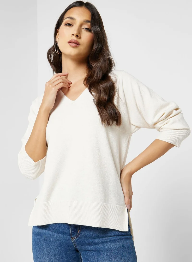French Connection V-Neck Knitted Jumper