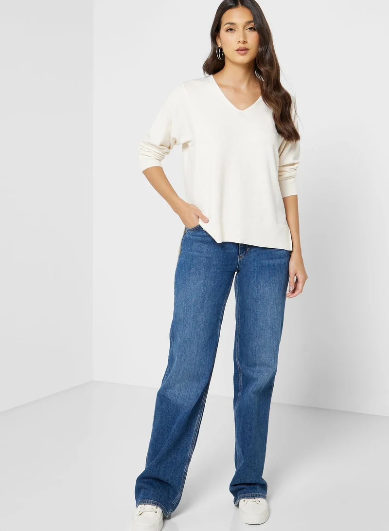 French Connection V-Neck Knitted Jumper