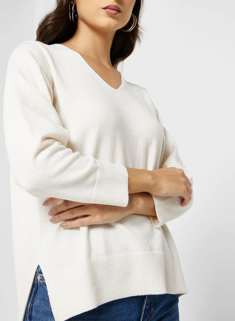 French Connection V-Neck Knitted Jumper