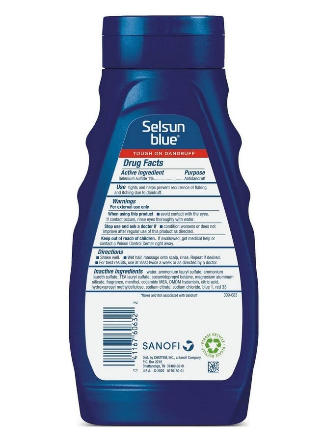 Selsun blue Selsun Blue Shampoo Naturals Dandruff Medicated 11 Ounce (325ml) (3 Pack)  - Image 4