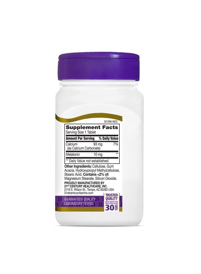 21st Century Melatonin 10 Mg Prolonged Release, 120 Count  - Image 5