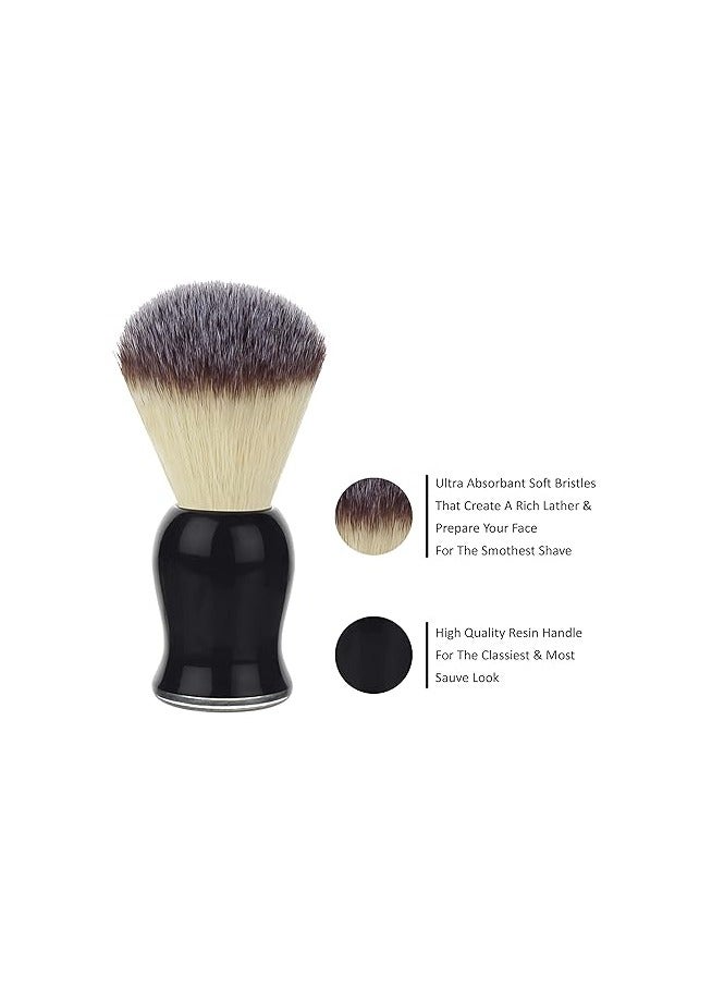 RUBAB MEN Premium Soft Shaving Brush for Men |Panther Edition| - Experience Luxury Shaving with Cruelty-Free Bristles & Elegant Black-Toned Handle | Handcrafted with Passion in India - Image 3