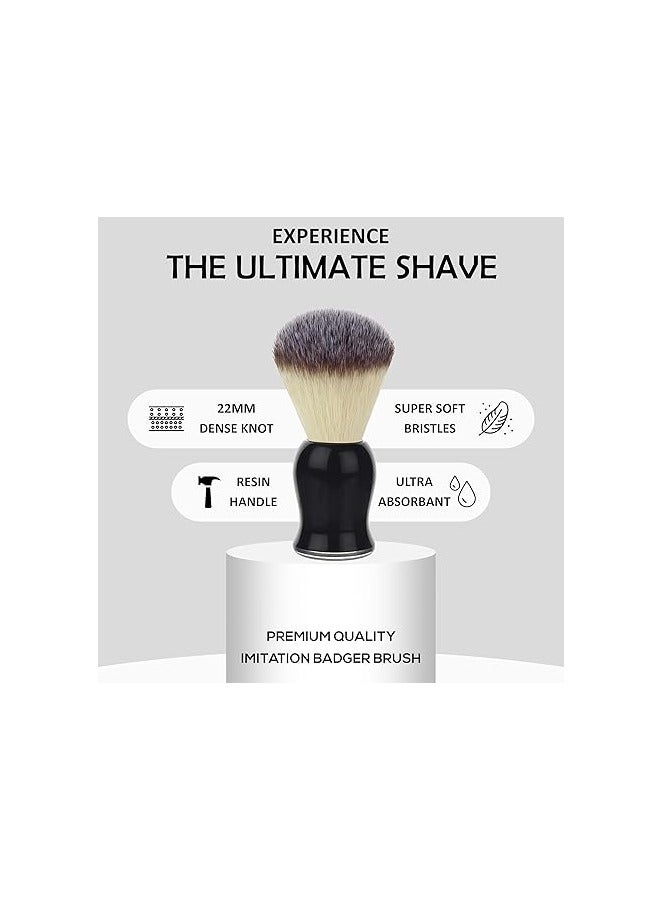 RUBAB MEN Premium Soft Shaving Brush for Men |Panther Edition| - Experience Luxury Shaving with Cruelty-Free Bristles & Elegant Black-Toned Handle | Handcrafted with Passion in India - Image 4