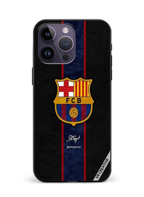 Protective Case Cover For Apple iPhone 15 Pro Fcb Design Multicolour
