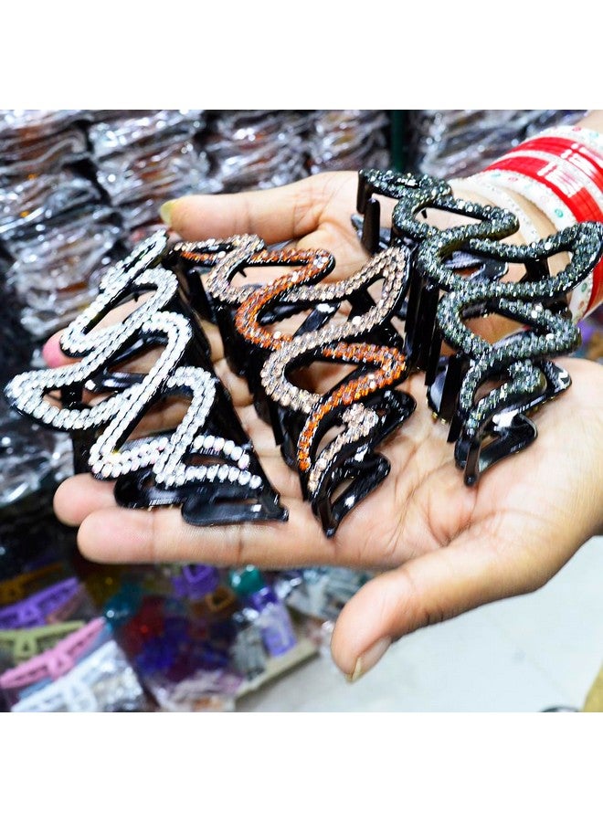 Adbeni Stone Hair Clutcher | Stylish and Durable Hair Claw | for All Hair Types | Secure Grip & Elegant Design | Random Color 1pc - Image 2