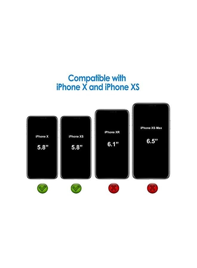 Jetech Case for iPhone Xs and iPhone X 5.8-Inch, Non-Yellowing Shockproof Phone Bumper Cover, Anti-Scratch Clear Back (Clear) - Image 2
