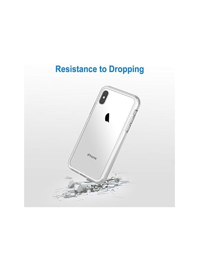 Jetech Case for iPhone Xs and iPhone X 5.8-Inch, Non-Yellowing Shockproof Phone Bumper Cover, Anti-Scratch Clear Back (Clear) - Image 5