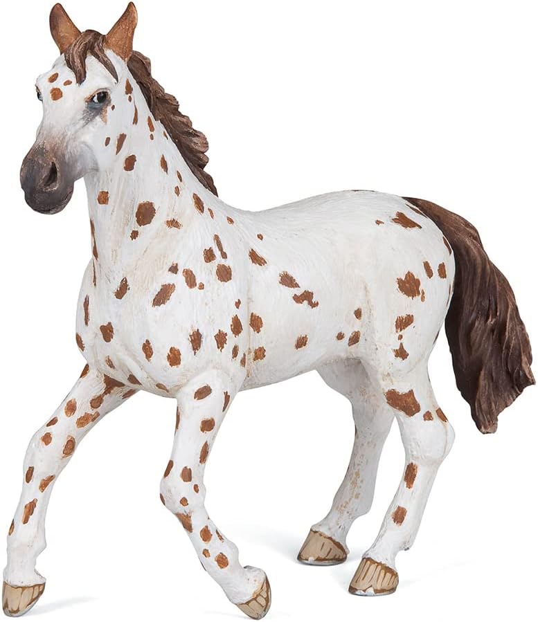 Papo 51509 Brown Appaloosa Mare Figurine - Realistic Horses, Foals, and Ponies Toy - Image 1