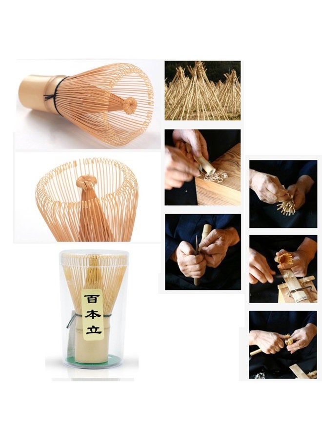 ZENRC Handcrafted Golden Bamboo Matcha Whisk, Traditional Japanese Chasen Matcha Stirrer -Bamboo Whisk Made from Durable and Sustainable Organic Bamboo - Image 5