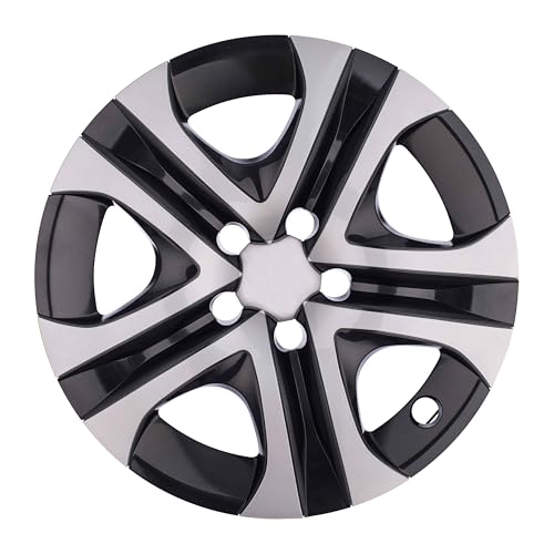 HubStar Hubcap Replacement for Toyota Rav4 2016 2017 2018 17inch Heavy Duty Premium Quality Silver and Black 1 Piece 61179