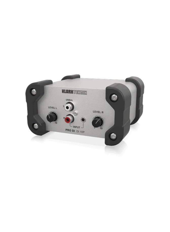 KLARKTEKNIK Behringer DI10P Passive DI Box with stereo input and summed mono output  - Image 1