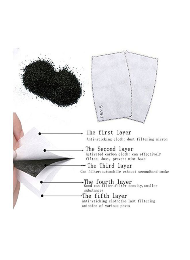 NIBEMINENT Activated Carbon Anti Dust Mask With Filter - Image 3