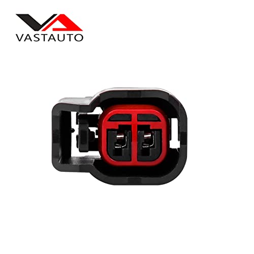 VASTAUTO Fuel Injector Pigtail Connector Plug Wire EV6 EV14 Fit for Ford F-150 F-250 Crown Victoria Mustang Pigtail Harness (8 Pcs) - Image 3