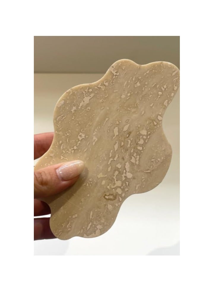 Cloud Coaster Travertine 15x10x2cm - Image 3