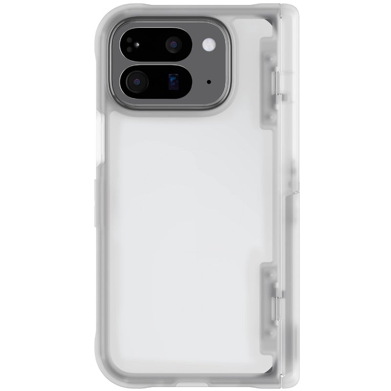 Ghostek Covert Clear Pixel 10 Pro Fold Case with Built-in Kickstand and Full Hinge Protection Designed for 2025 Google Pixel10 Pro Fold (8") (Clear Matte) - Image 1
