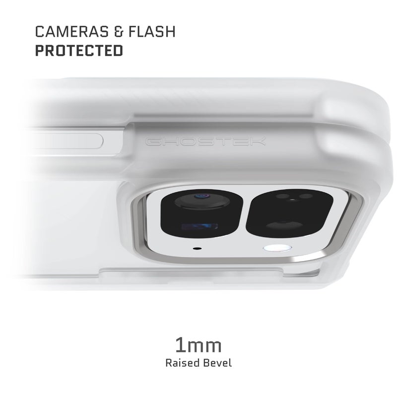 Ghostek Covert Clear Pixel 10 Pro Fold Case with Built-in Kickstand and Full Hinge Protection Designed for 2025 Google Pixel10 Pro Fold (8") (Clear Matte) - Image 3