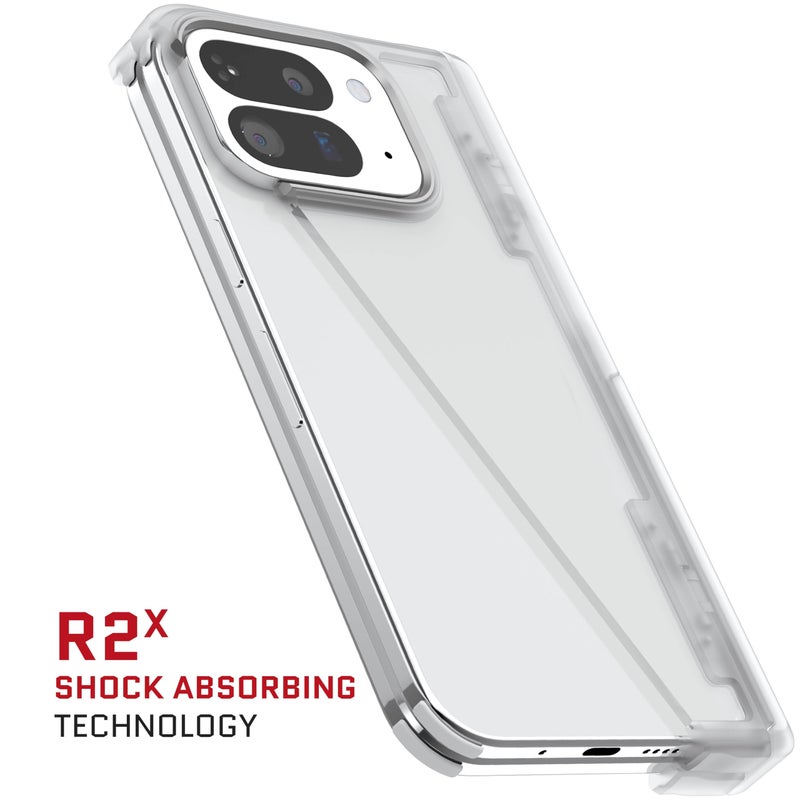 Ghostek Covert Clear Pixel 10 Pro Fold Case with Built-in Kickstand and Full Hinge Protection Designed for 2025 Google Pixel10 Pro Fold (8") (Clear Matte) - Image 5