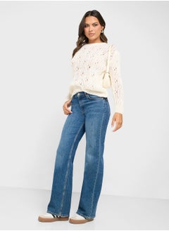 Ginger Cable Knit Crew Neck Sweater  - Image 4