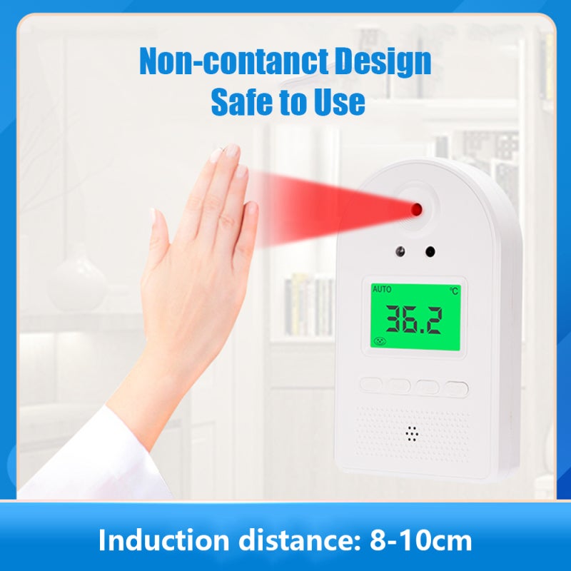 Non Contact Infrared Thermometer: White, 1s Quick Measurement, Upgraded Accurate Algorithm - Tri-colored Fever Alarm, 100-group Memory for Body Temperature Health Monitoring - Image 4