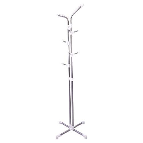Loop Group Hand Bag Belt Hat Stand Hanger Clothes,Rack Hanger Organiser Display for Showroom Shop Home Bedroom Dress Helmet Jacket Handbags Office Room Garment Hanging Rack Coat (Stainless Steel) - Image 4