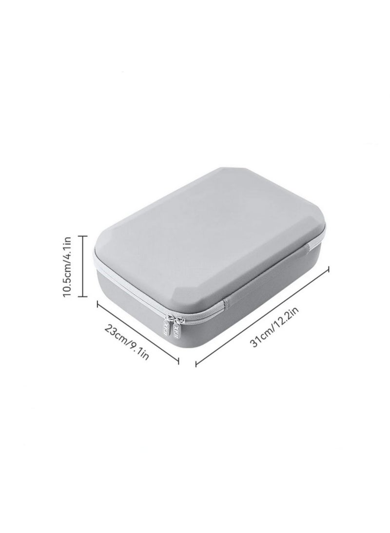 1pcs For DJI NEO Drone Controller Case Shockproof Waterproof Hard Shell Storage Bag PU Leather Drop Resistant Handbag with Removable Strap Double Layer Lycra Lining - Image 2