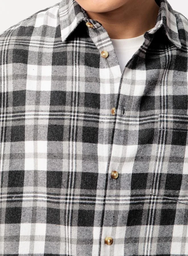 The Souled Store  Men Multi-Check Spread Collar Shirt for Men | Best Price UAE