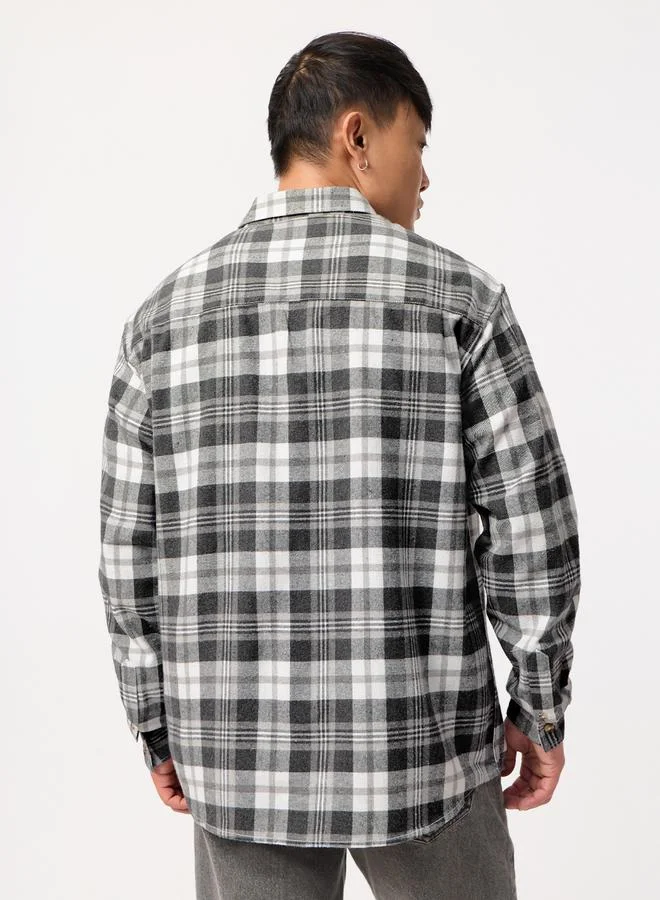 The Souled Store  Men Multi-Check Spread Collar Shirt for Men | Best Price UAE