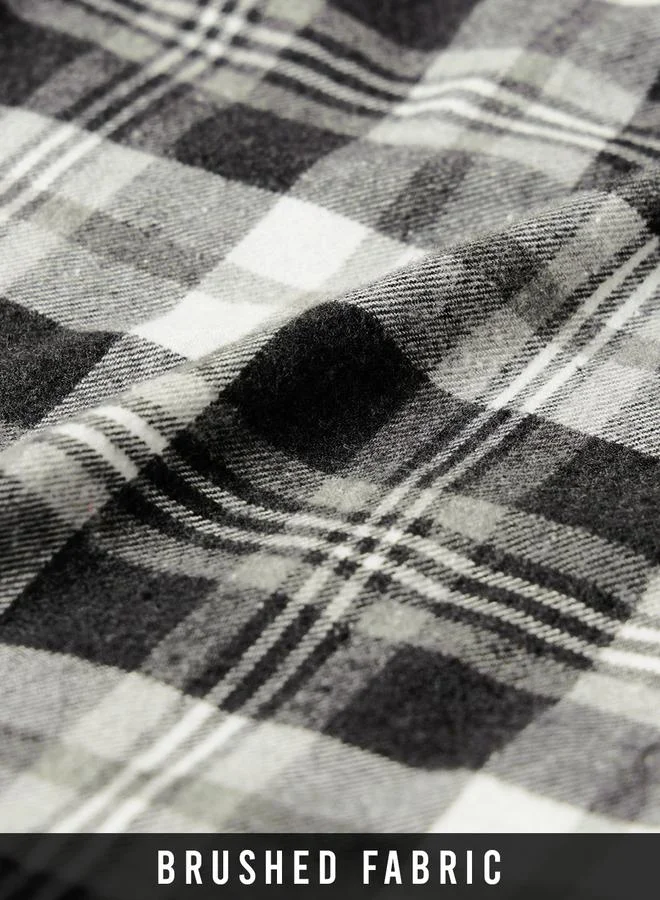 The Souled Store  Men Multi-Check Spread Collar Shirt for Men | Best Price UAE