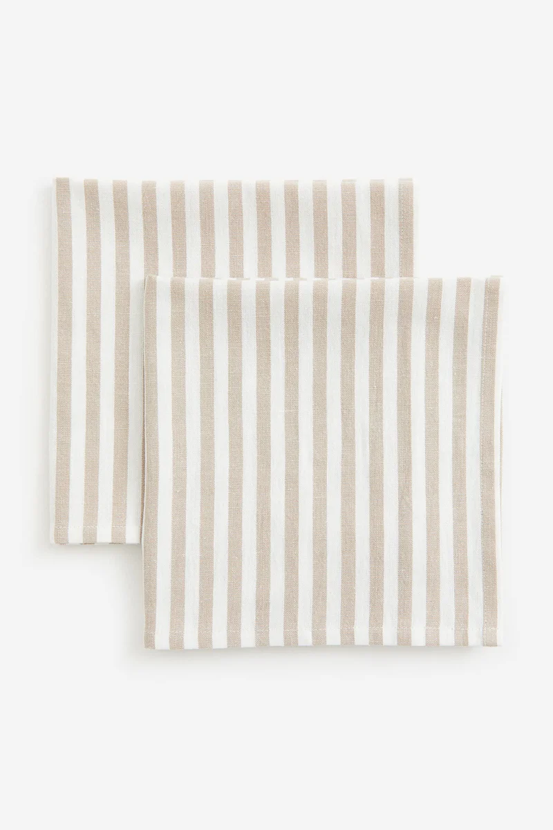 H&M 2-pack linen-blend napkins
