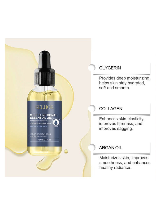 إيلهو EELHOE زيت أساسي متعدد الأغراض للجسم، العناية ببشرة الجسم، تغذية الشعر، ترطيب، ثبات، رعاية متعددة الأغراض - Image 4