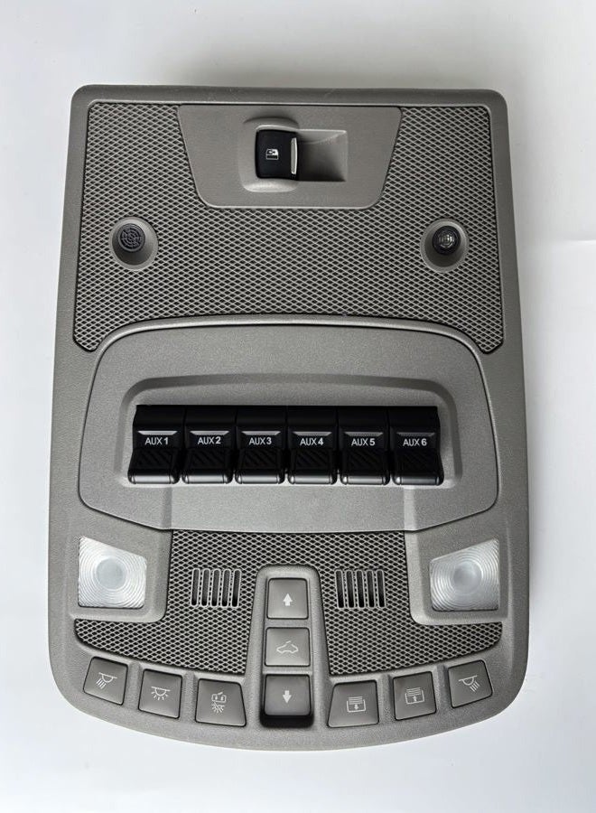 xcarpad OEM Style Auxiliary Switch Bank Kit,Plug&Play Aux Switch Panel Dash 6 Buttons 6x30A for Ford Super Duty F150 F150 F250 F350 F450 F550 (F150 2015-2021), Grey Color - Image 2