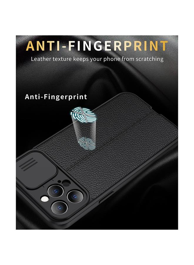S-TOP Case For iPhone 11 Pro Litchi Texture Sliding Camshield TPU Protective Case - Image 5