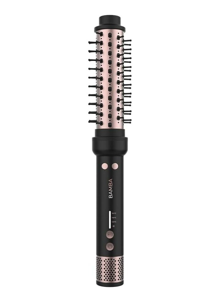 Bamba InstantCare Curly AirFlow Straightening Brush - 2-in-1 Drying and Curling, Ceramic Coating, 120-160°C
