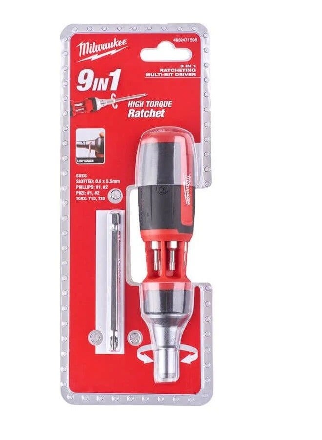 Milwaukee 9-in-1 Universal Ratcheting Multi-Bit Screwdriver - Image 4