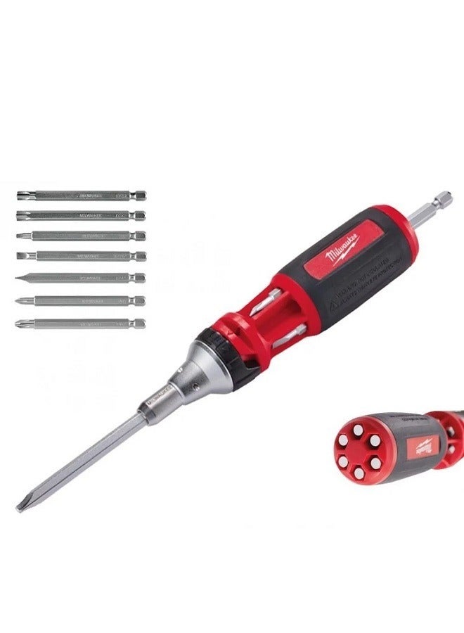 Milwaukee 9-in-1 Universal Ratcheting Multi-Bit Screwdriver - Image 3